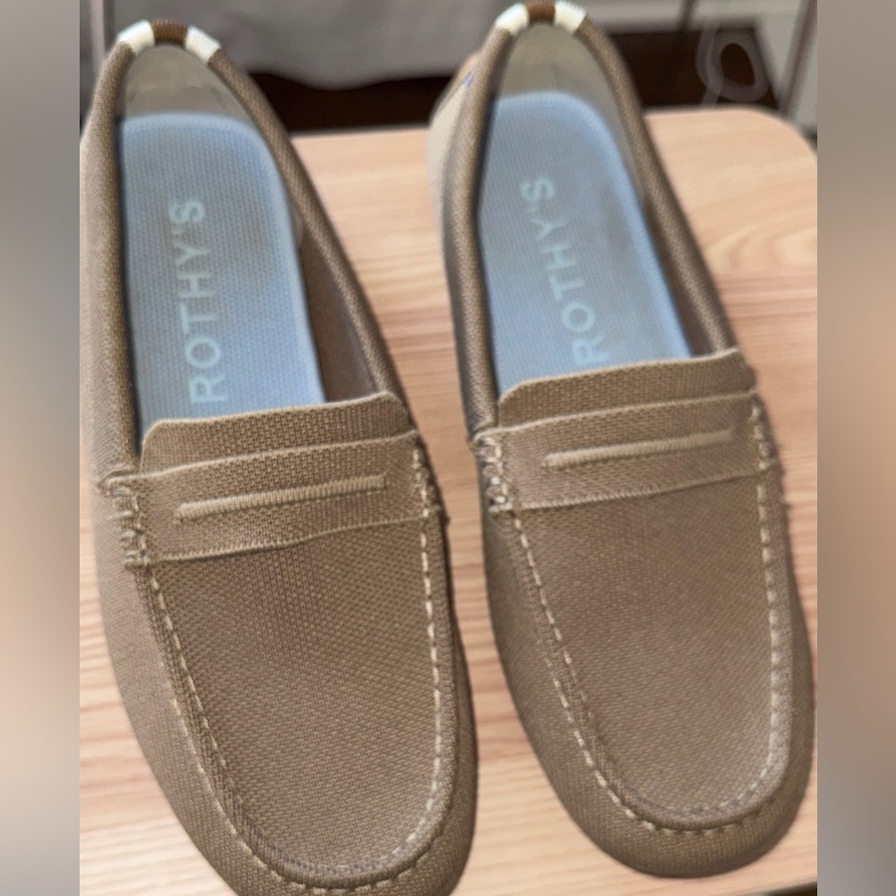 Rothy's Latte Driver Loafers